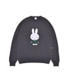 Pop & Miffy Applique Knitted Crewneck Grey