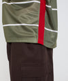 Pop Striped Sportif Longsleeve T-Shirt Loden Green