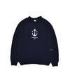Pop Captain Knitted Crewneck Navy