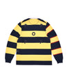 Pop Striped Logo rugby Polo Sweat Snapdragon/Navy