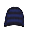 Pop Striped Knitted Cardigan Sodalite Blue/Black
