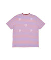 Pop Striped Logo T-Shirt Zephyr/Viola
