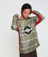 Pop Striped Sportif Longsleeve T-Shirt Loden Green