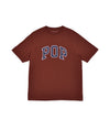 Pop Arch T-Shirt Fired Brick/Navy