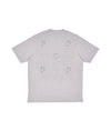 Pop Mees Letters Logo T-Shirt Heather Grey