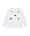 Pop Logo Longsleeve White/Black