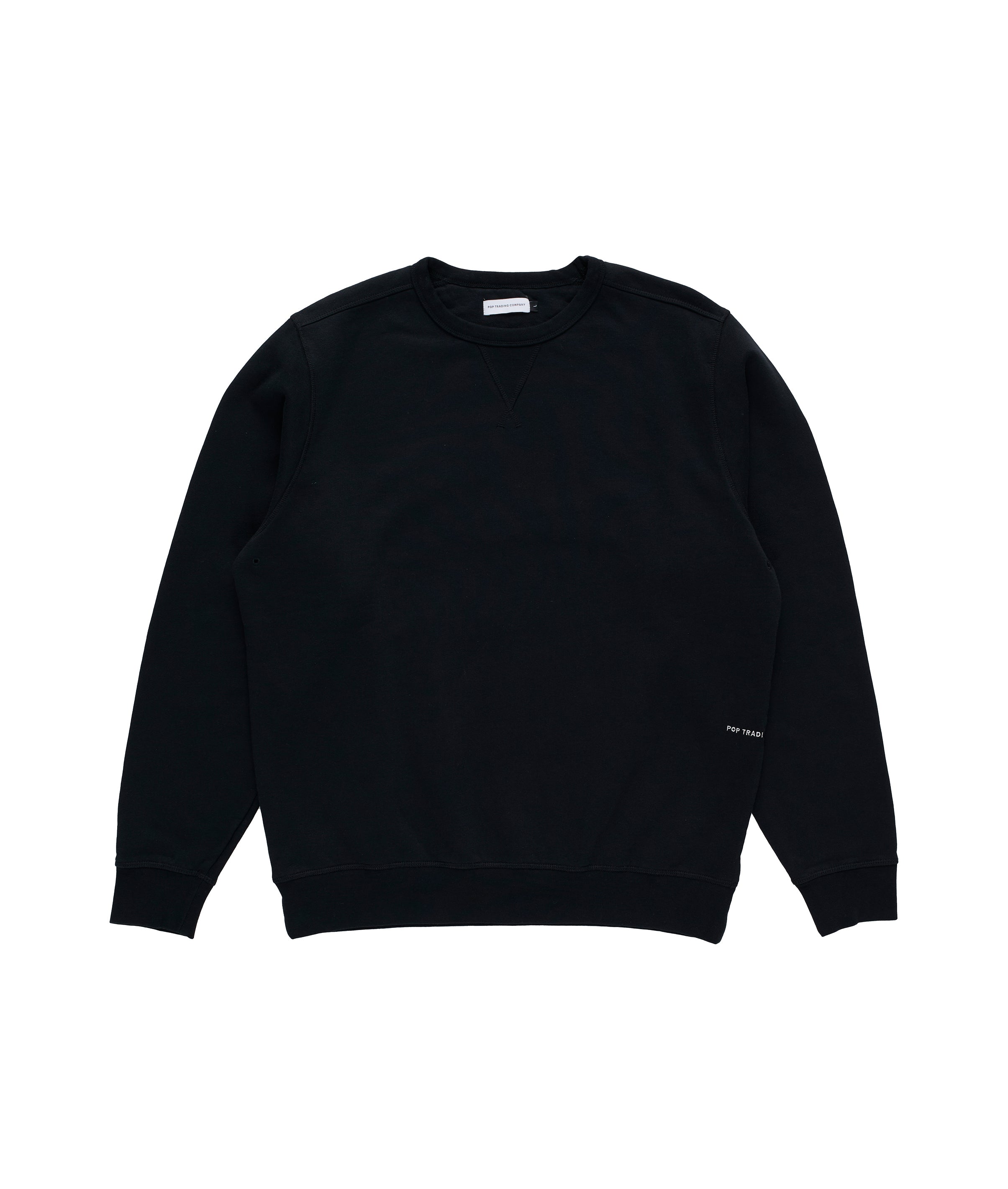 Pop Logo Crewneck Sweat Black/White