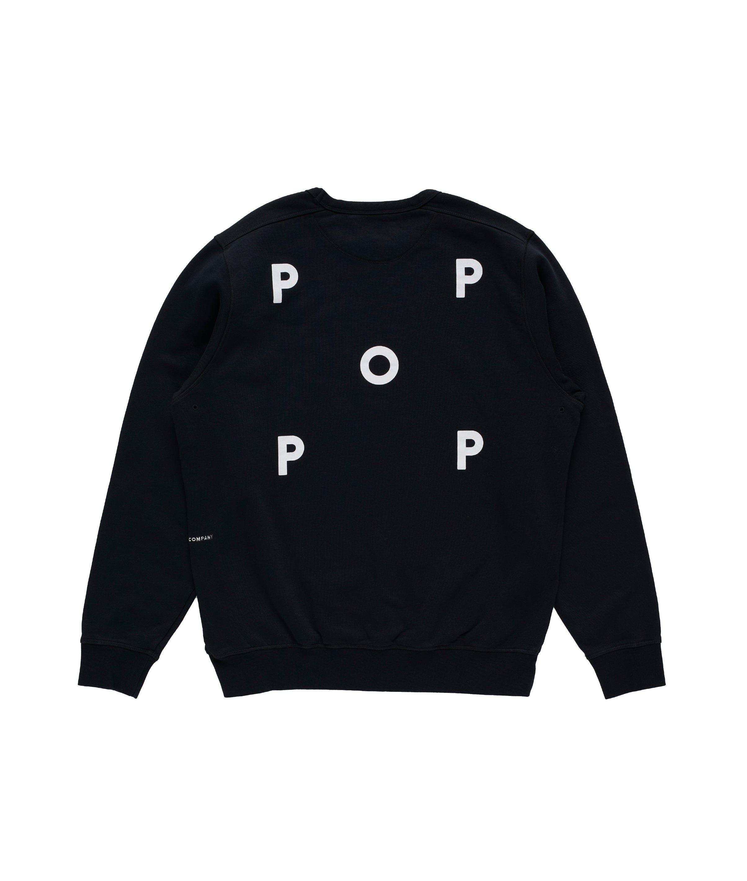 Pop Logo Crewneck Sweat Black/White