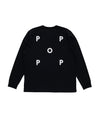 Pop Logo Longsleeve T-Shirt Black/White