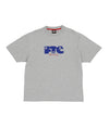 FTC & Pop Logo T-Shirt Heather Grey