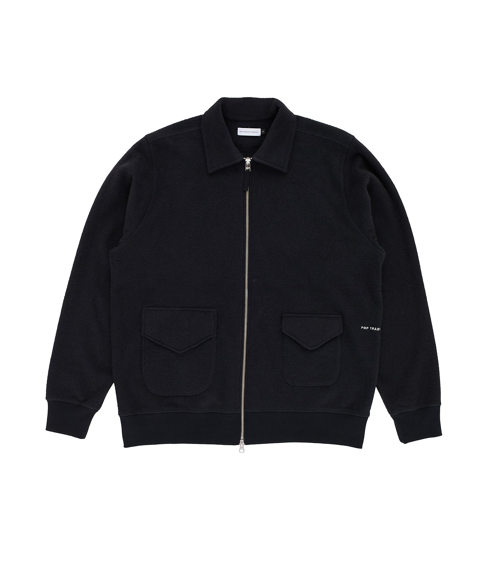 Pop Terry Full Zip Sweat Black