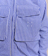 Pop Checked Boxer Shirt Twilight Blue/White