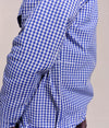 Pop Checked Boxer Shirt Twilight Blue/White