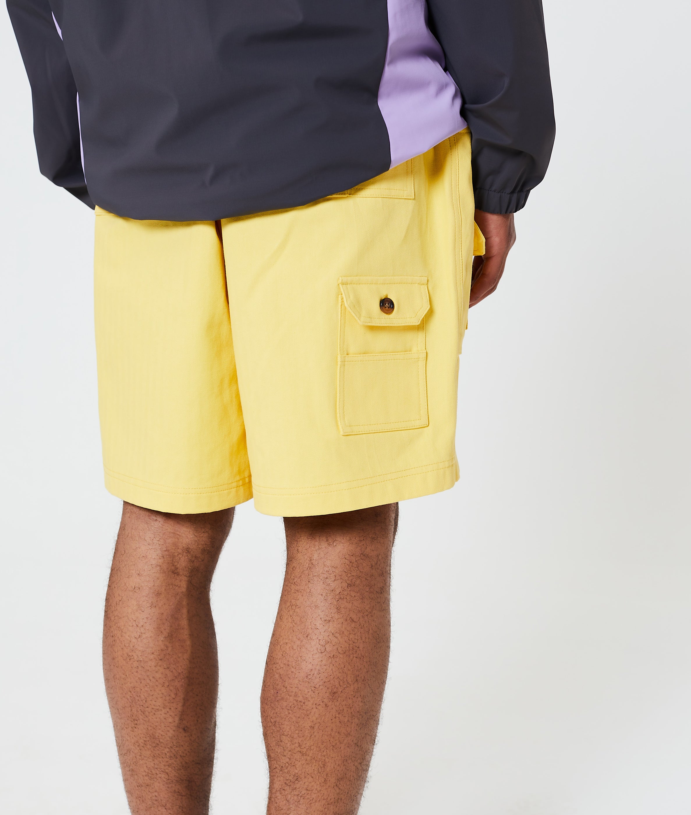 New drop this Friday at 6am PST, pocket pop shorts in beige