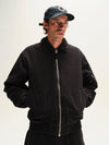 Pop Japan Exclusive Flight Jacket Washed Black