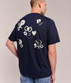 Pop Reni T-Shirt Navy/Glow In The Dark