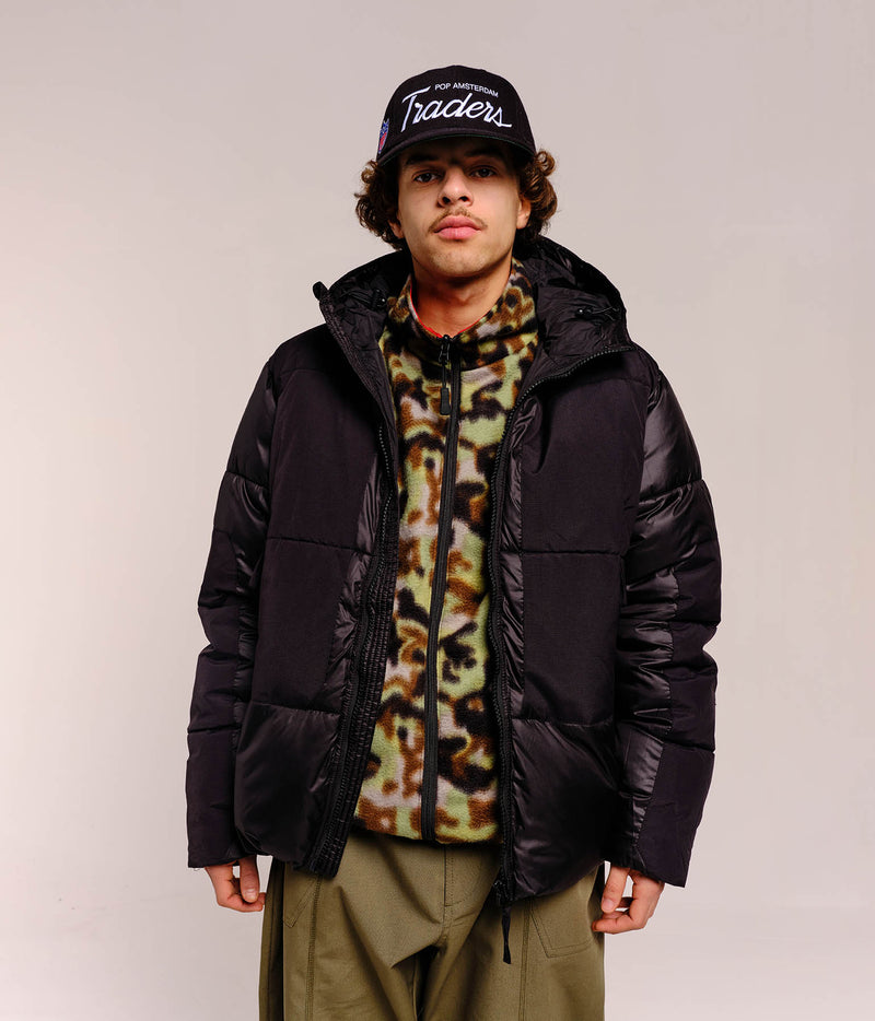 Pop Traders Sixpanel Hat Black