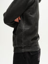 Pop Japan Exclusive Arch Hooded Sweat Washed Black