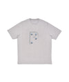 Pop Mees Letters Logo T-Shirt Heather Grey