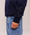 Pop Initials Hooded Sweat Navy