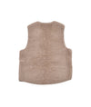 Pop Harold Reversible Vest White Pepper