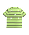 Pop Striped Logo T-Shirt Jade Lime