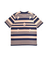Pop Striped Logo T-Shirt Sesame