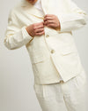 Pop Hewitt Suit Pants Off White