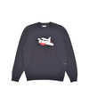 Pop Airplane Crewneck Charcoal