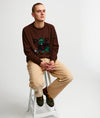 Pop Smoking Dragon Knitted Crewneck Rain Drum