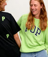 Pop Logo T-Shirt Black/Jade Lime