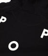 Pop Logo Hooded Sweat Black/White