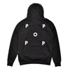 Pop Logo Hooded Sweat Black/White